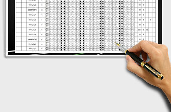 2022年績效考勤表