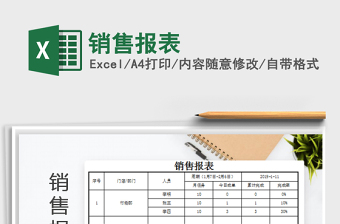 2022年銷售報(bào)表