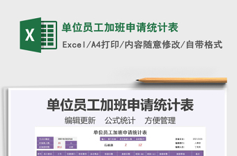 2021年單位員工加班申請統(tǒng)計(jì)表