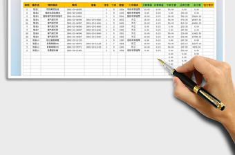 2021年职员工资表（工时和计件计算）