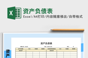 2021年資產(chǎn)負債表