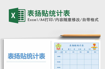 2021年表揚(yáng)貼統(tǒng)計(jì)表免費(fèi)下載
