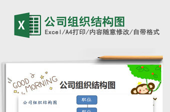 2021年公司組織結構圖免費下載