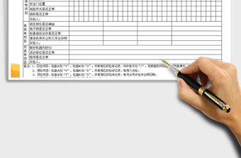 2021年注塑機保養點檢表模板免費下載