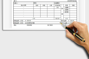 2021年差旅費(fèi)報(bào)銷單