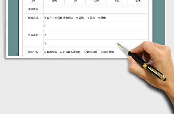 2021年貨物廢料處理申請表-倉庫管理