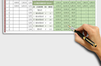 2022年工資表(個(gè)稅計(jì)算)一次性年終獎(jiǎng)發(fā)放