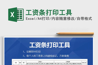 2021年工資條打印工具免費(fèi)下載