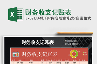2021年財(cái)務(wù)收支記賬表