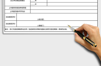 2021年合同到期考核表免費(fèi)下載
