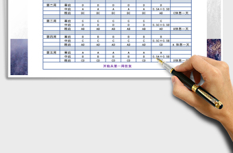 2021年員工排班表免費下載