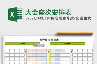 2022行政会议座次安排表