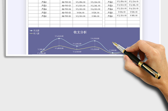 2021年收支明细表-动态图表分析