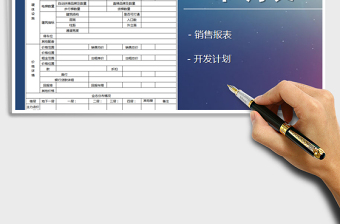 2022年房地產(chǎn)商業(yè)市調(diào)表免費下載