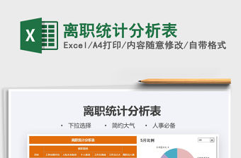 2021年離職統計分析表