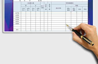 2021年企业人事考勤日报表免费下载