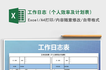 2021年工作日志（個人效率及計劃表）