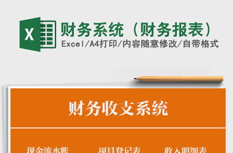 2021年財(cái)務(wù)系統(tǒng)（財(cái)務(wù)報(bào)表）