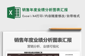 2021年銷售年度業績分析圖表匯報