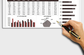 2021年銷售年度業(yè)績分析圖表匯報(bào)