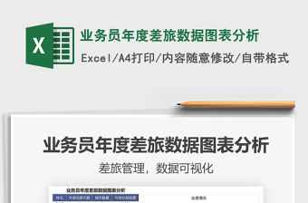 2021年業(yè)務(wù)員年度差旅數(shù)據(jù)圖表分析