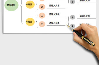 2021年思維導圖組織結構圖關系圖