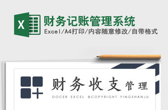 2022年財務記賬管理系統免費下載