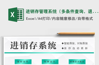 2021年進銷存管理系統(tǒng)（多條件查詢，退貨管理）免費下載