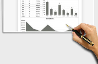 2021年銷售業(yè)績區(qū)域統(tǒng)計分析圖表