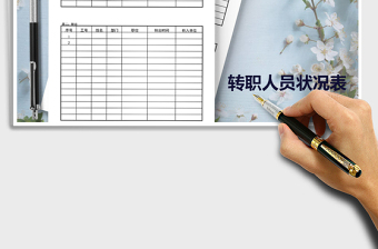 2021年轉(zhuǎn)職人員狀況表免費(fèi)下載