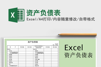 2021年資產(chǎn)負(fù)債表