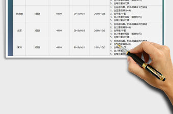 2021年旅行團報價表