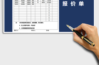 2021年报价单-客户费用预算