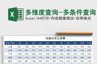 2022年多維度查詢-多條件查詢免費(fèi)下載