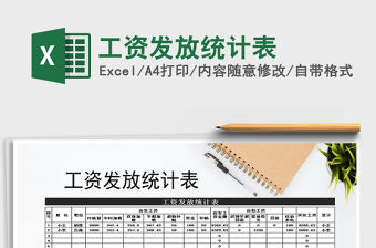 2022年工資發(fā)放統(tǒng)計(jì)表