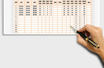2021年員工考勤統(tǒng)計表