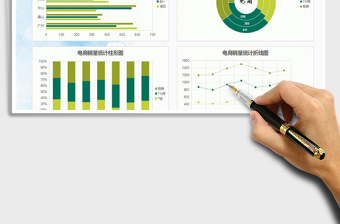 2021年電商數(shù)據(jù)分析圖表模板