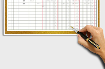 2022年現(xiàn)金出納表免費下載