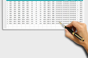 2021年采購進度表-公式自動計算