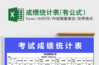 2021年成績(jī)統(tǒng)計(jì)表(有公式）
