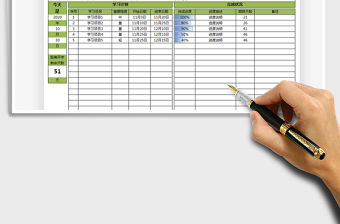2021年假期學習計劃表-到期提示