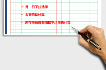 2022年庫存商品明細(xì)賬自動(dòng)計(jì)算免費(fèi)下載