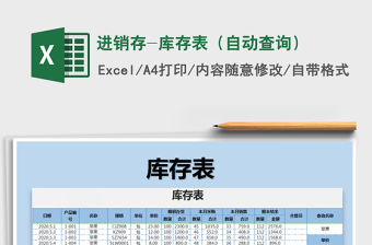 2021年進(jìn)銷存-庫(kù)存表（自動(dòng)查詢）