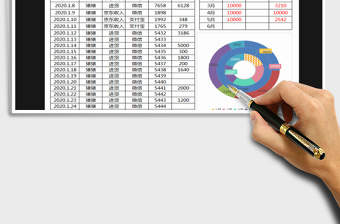 2021年財(cái)務(wù)收支日明細(xì)表（全自動(dòng)）