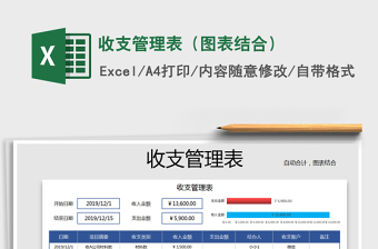 2021年收支管理表（圖表結(jié)合）