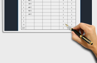 2022年各部門入職離職人員變動表免費下載