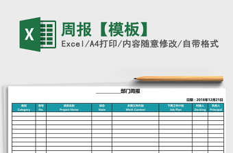 2021年周報(bào)【模板】