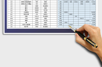 2021年支出明細(xì)表-多項(xiàng)目匯總