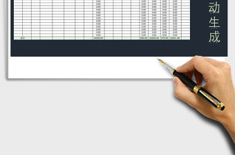 2022年工資表自動計算生成免費下載