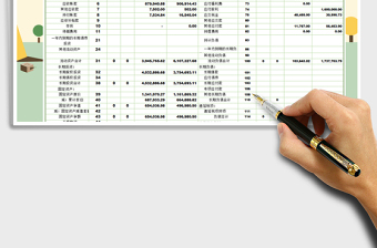 2021年資產(chǎn)負債表-會計免費下載